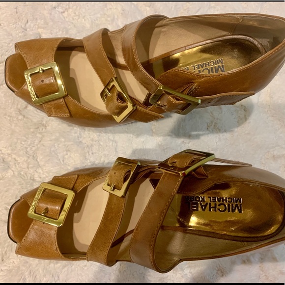 Michael Kors strappy leather stilettos size 6 M - Picture 6 of 6